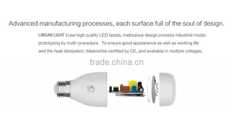 New product multi color lighting smart zigbee led module led bulb lighting