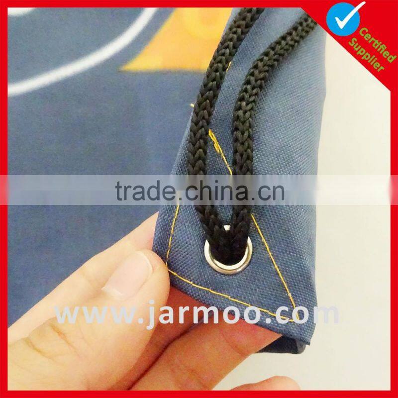 Promotional gym clear drawstring backpack