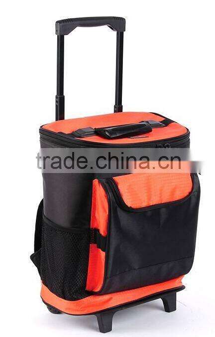 Extra-large Trolley thermal cooler bag family picnic outdoor car refrigerator backpack insulated