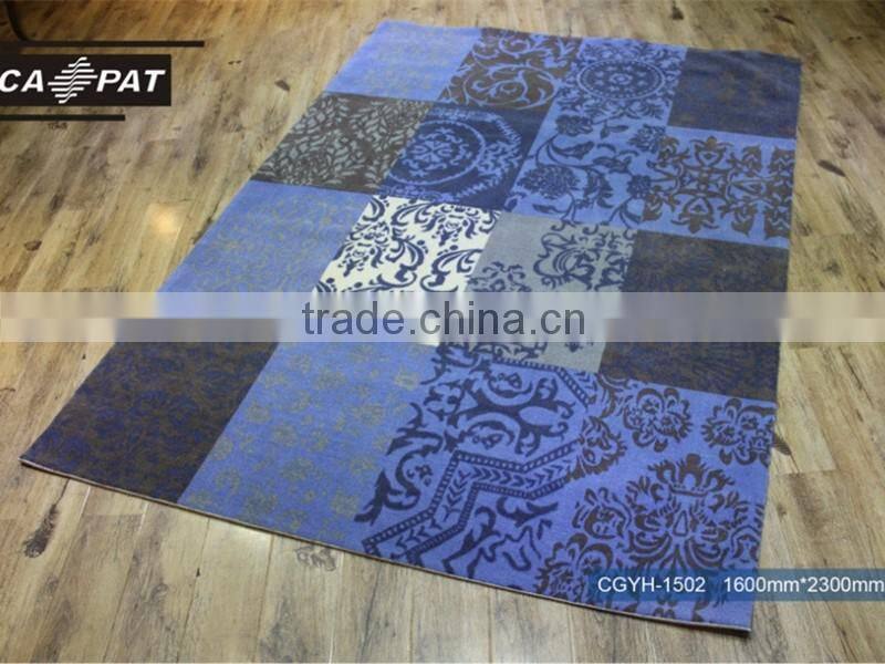 China 80 wool 20 nylon woven axminster carpet luxury hotel carpet CGYH 1517