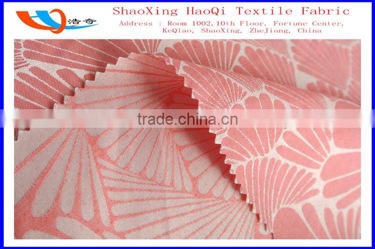 China supplier polyester cotton jacquard fabric used clothing