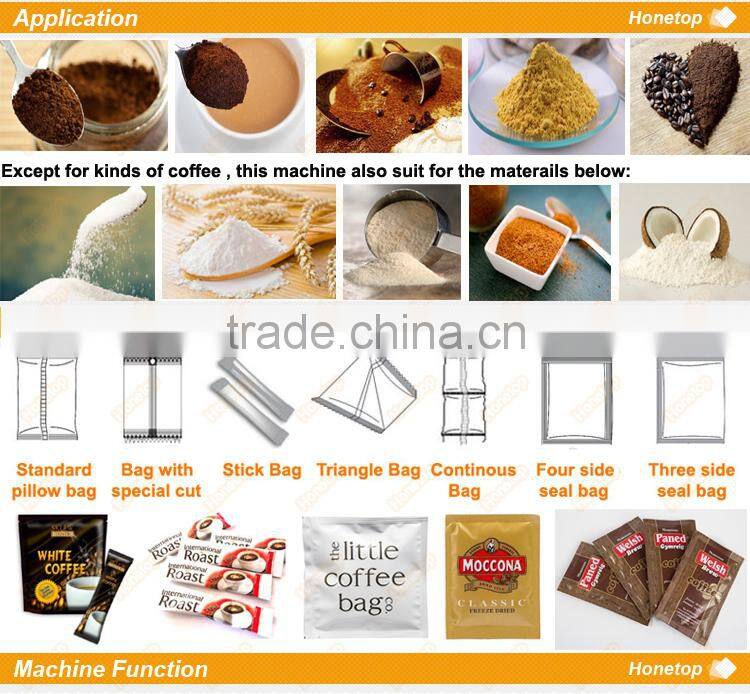Hot selling price coffee bag packing machine