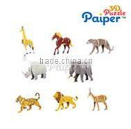Diy assembly toy 3d puzzle animal paper craft