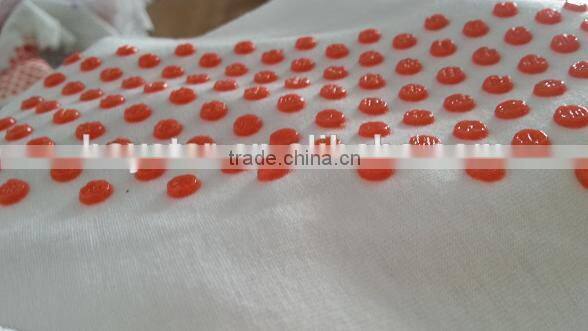 flat screen printing machine for sock with anti slip silicone ink