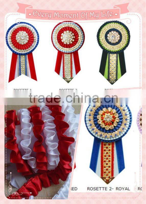 rainbow Polyester Woven Ribbon