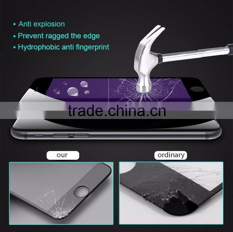2016 New arrival tempered glass 3D anti explosion for iPhone 6/6 Plus/6S/6S Plus scratch resistant 9H hardness screen protector