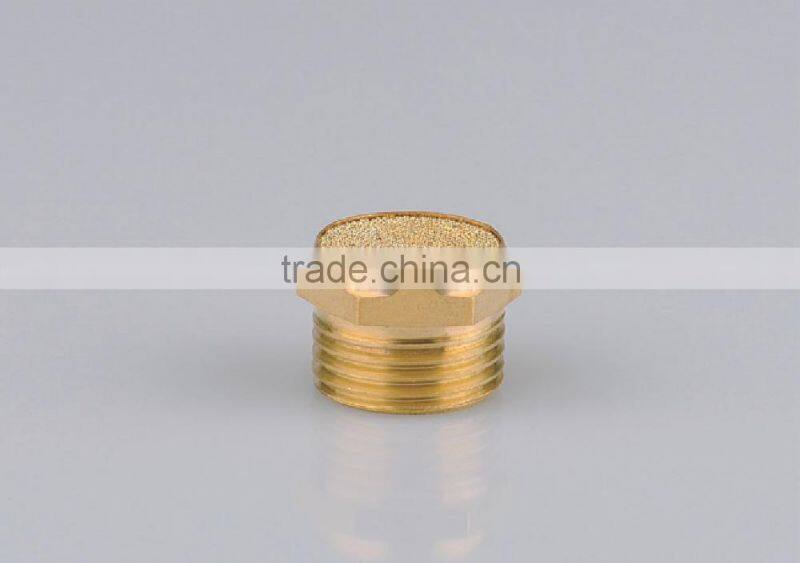 HC- Brass Flat Muffler