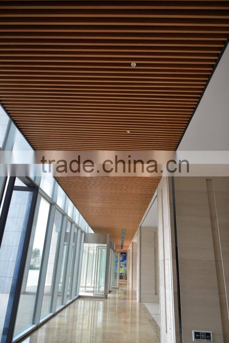 Suspended Linear Ceiling Aluminum Square Tube Screen Ceiling