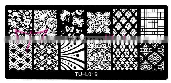 New TU-L series nail art stamping plate,China cheap price nail art stamping plate