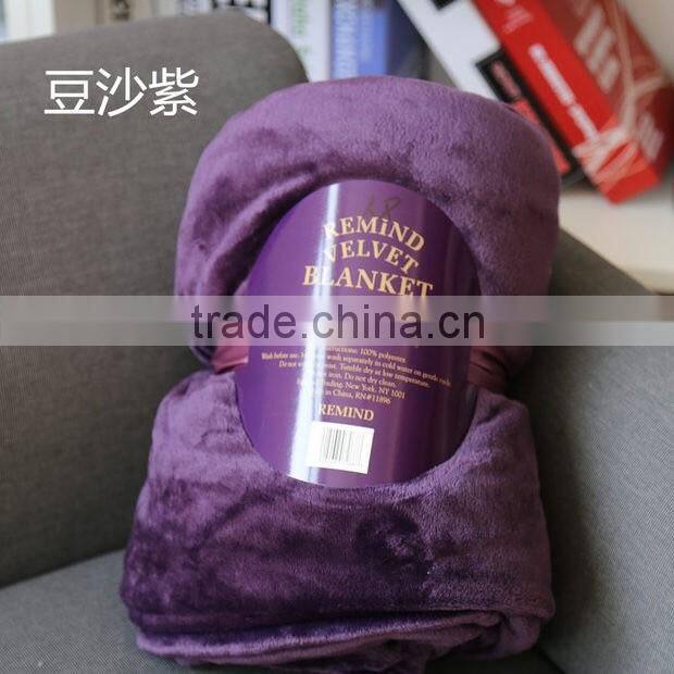 Super Soft Cheap Fleece Blanket Polyester
