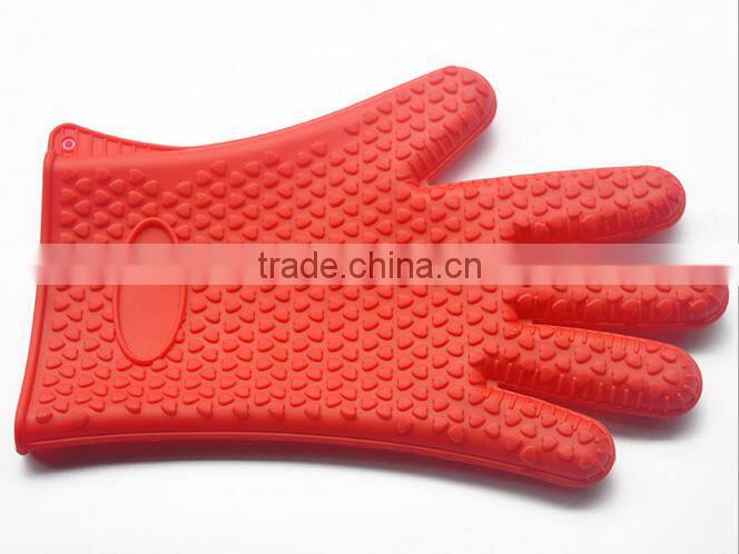 factory sell Kitchen gloves silicone cooking gloves silicone bbq baking gloves