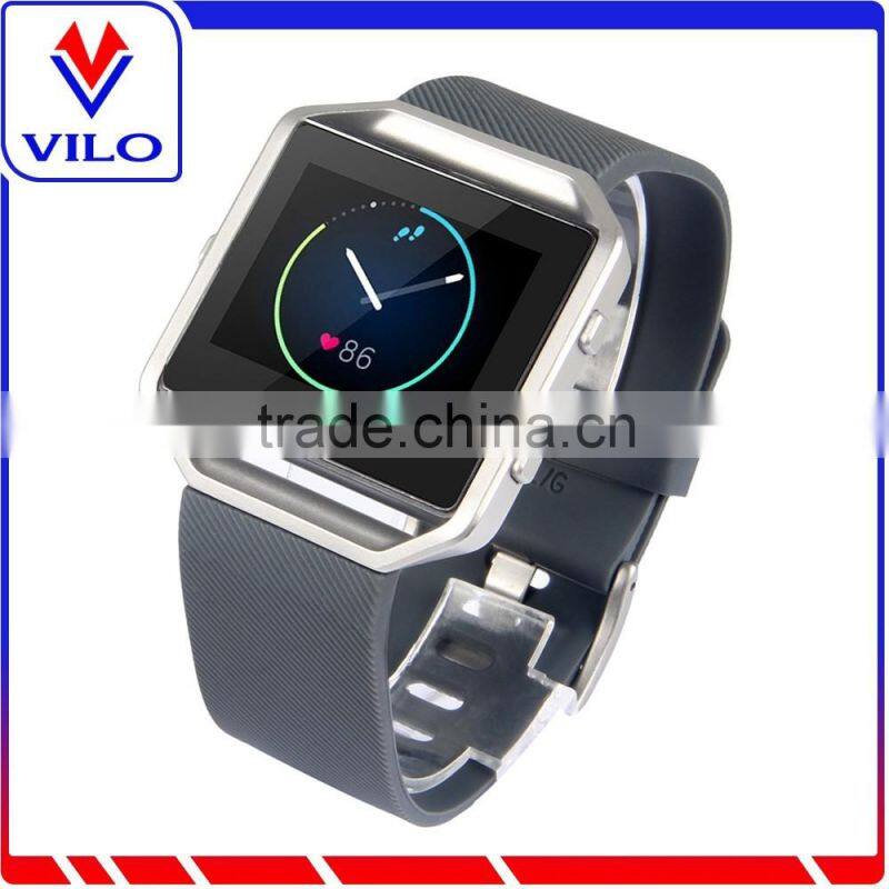Silicone Rubber Sport Watch Band Strap Replace Watchband For Fitbit Blaze Watch