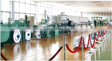 Outdoor Phosphating steel wire strength member +plastic coated aluminum tape fiber optical cable