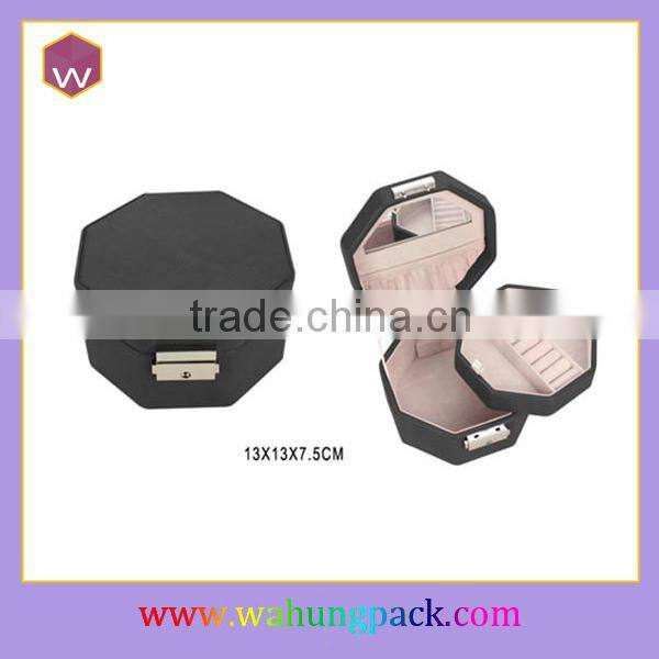 Promotional PU Jewellery Packing Boxes & Brown Jewellery Packing Box Drawer Mirror For Sale