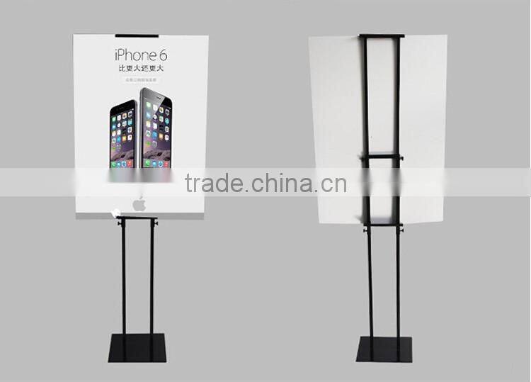 yiwu advertising board display rack easel stand metal stand easel