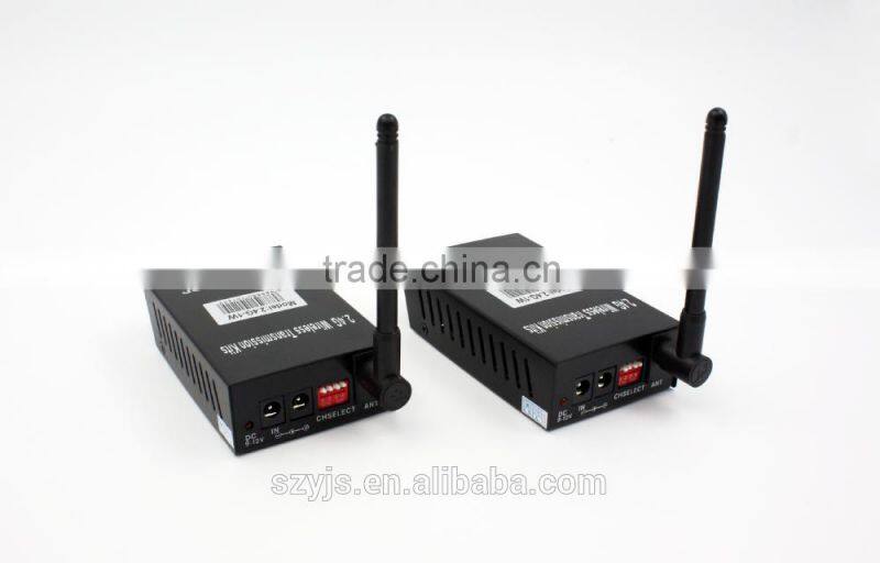 Best price 2.4GHz 1W wireless hd av transmitter & receiver kit