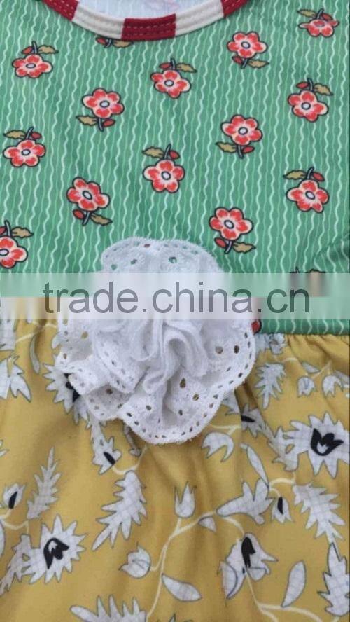 2015 new hot yiwu koya garment factory wholesale girls boutique fall children outfits adorable mustard pie remake girls outfit