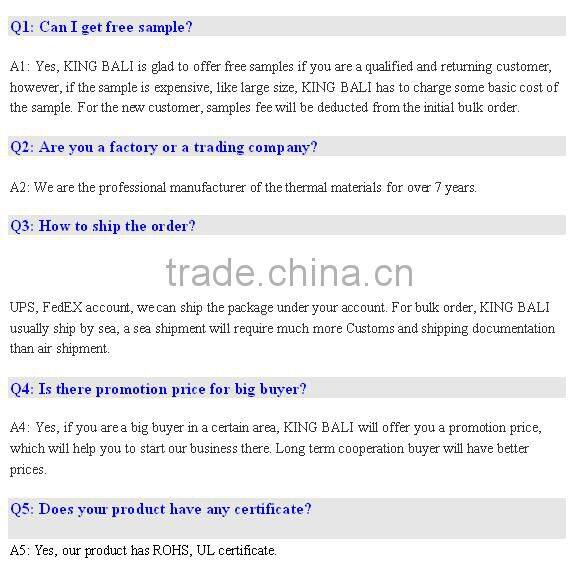 Self Adhesive Insulation Thermal Pad