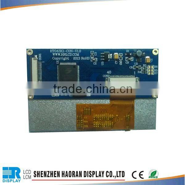 4.3" 480x272 TFT LCD display Module FFC Connector MCU 8Bit with controller SSD1963 With FM7843 RTP controller