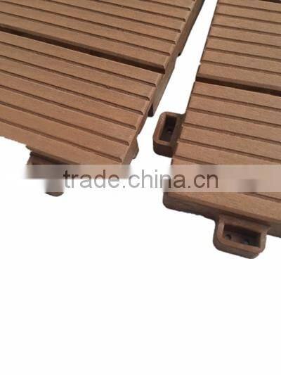 outdoor WPC floor pool deck tiles extruded plastic profile