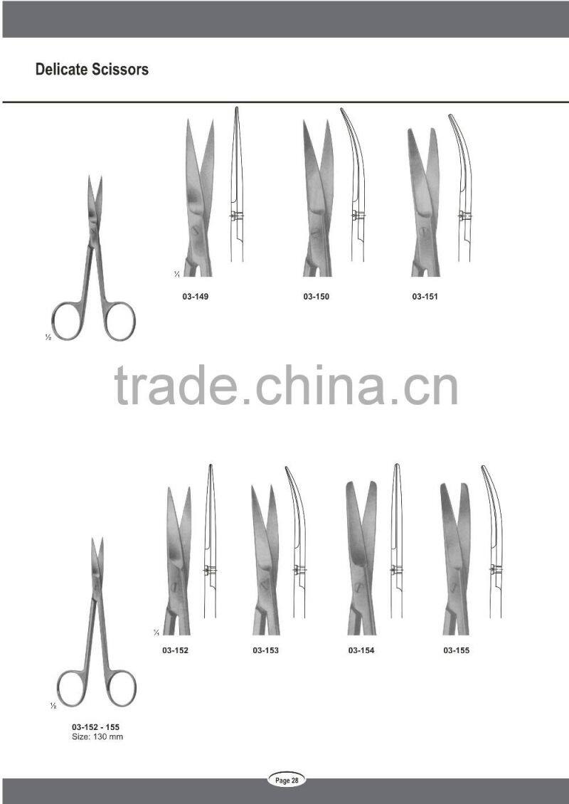 Surgical Delicate STEVENS METZENBAUM RAGNELL Scissors Medical Instruments