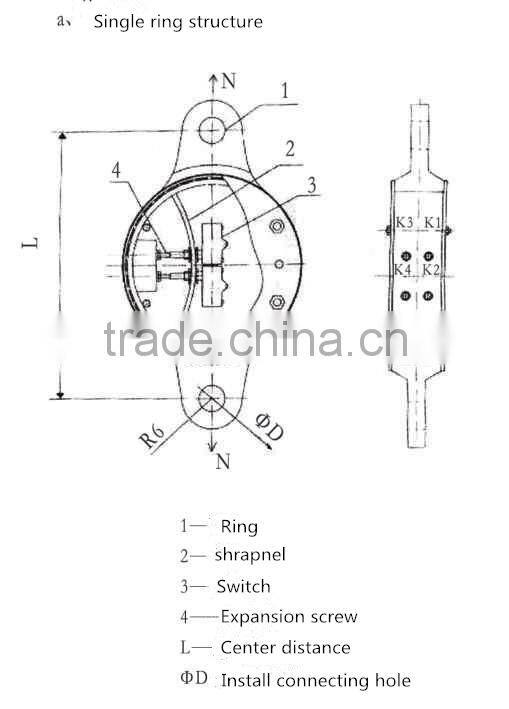 Hot sell Tower Crane Weight Limiter /Tower crane weight moment indicator BWL
