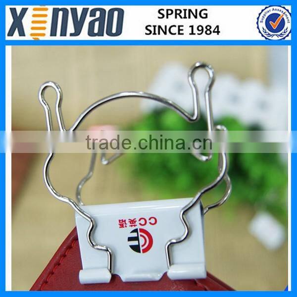 Hight quality Promotional gifts customer dessign white color animalsl binder clips