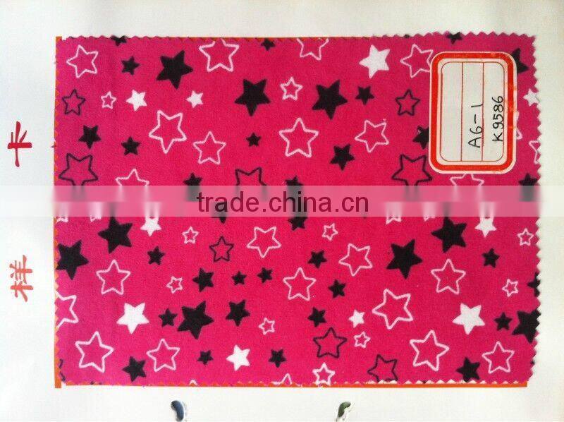 100% Cotton Material Flannel Fleece Cloth Fabric Width 57/58" For Hometextile use
