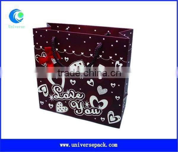 Export Custom Rope Handle Paper Bag Simple Logo Printed Hot Selling Bags