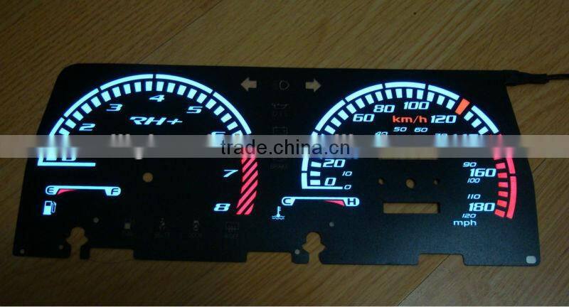 OSRAM material EL Luminous instrument board / EL sheet dashboard / EL panel dashboard