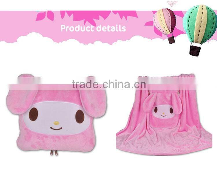 Soft Animal Pattern Fleece Pillow Throw Wholesale