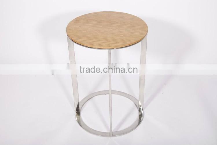 Unique design cheap hot sale end table small metal frame