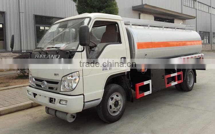 Mini fuel tank truck foton times made in China 3.5-5cbm for sale in south america
