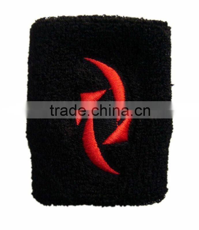 kids sport embroidery terry toweling wristband