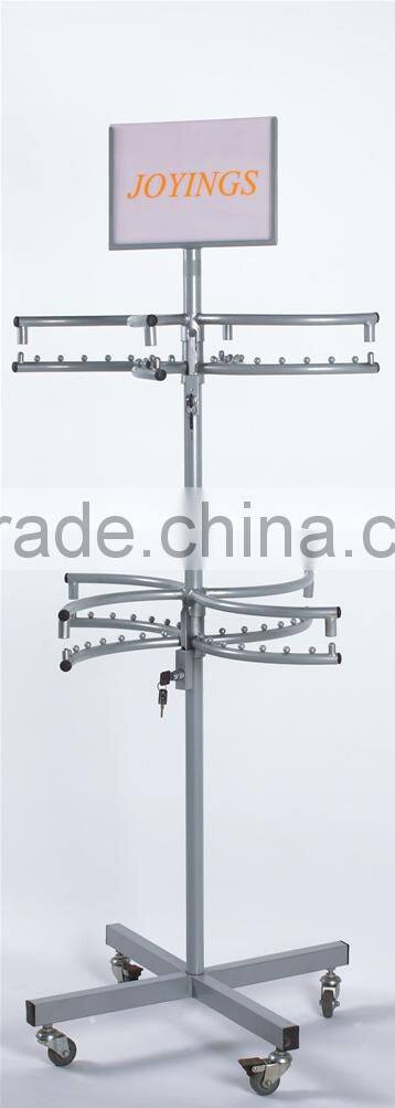 Rotating Display Rack with Locker