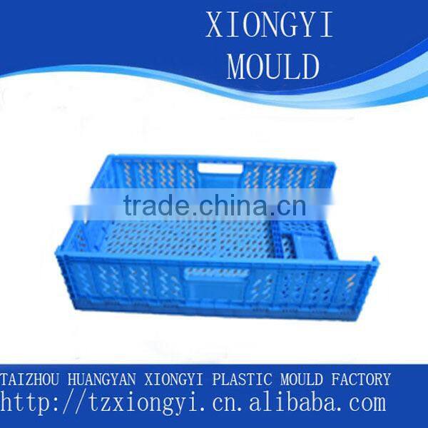 custom EU standard injection logistic folding crate mould manufacturer