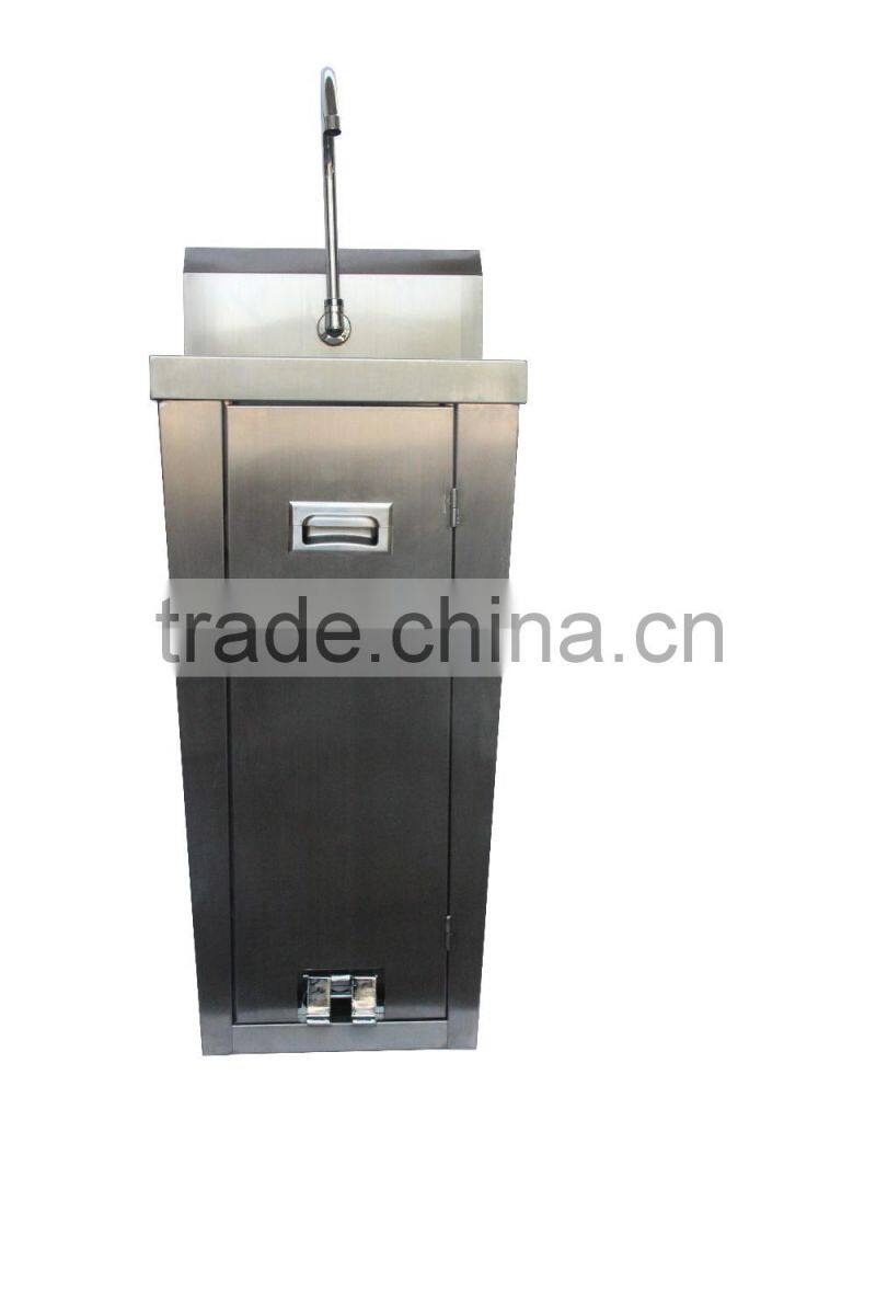 NSF Approval Stainless Steel Foot Pedal Hand Wash Sink / Hand Sink
