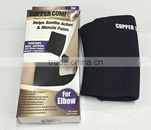 Infused Elbow Compression Sleeve Brace Copper Comfort