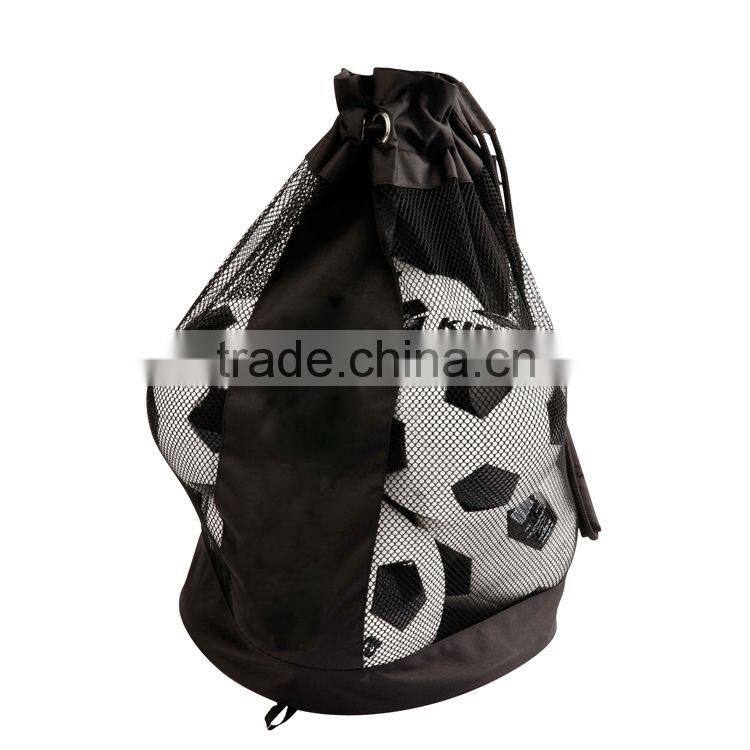Polyester Drawstring Big Mesh Football Bag