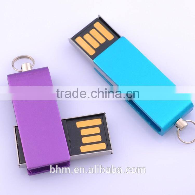 Popular USB 2.0 swivel metal usb flash memory,4GB/8GB/16GB USB flash drive