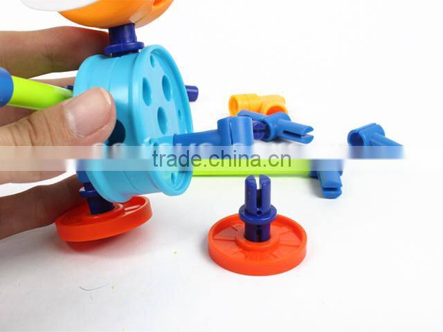 Most popular building block toys funny building robot series toys for education