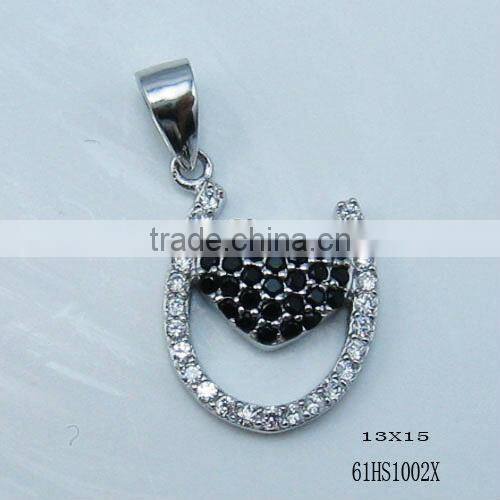 2013 Fashion 925 Sterling Silver horse Necklace Western Horse Jewelry