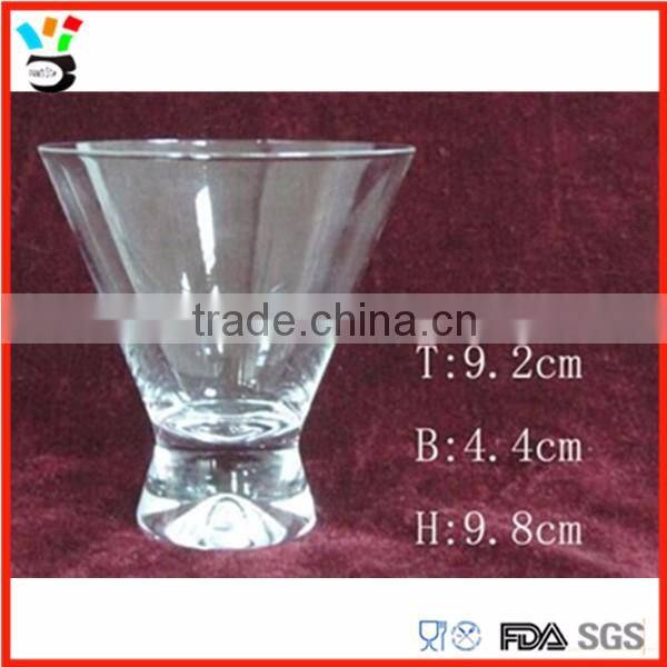 unique short stemmed bar martini glasses