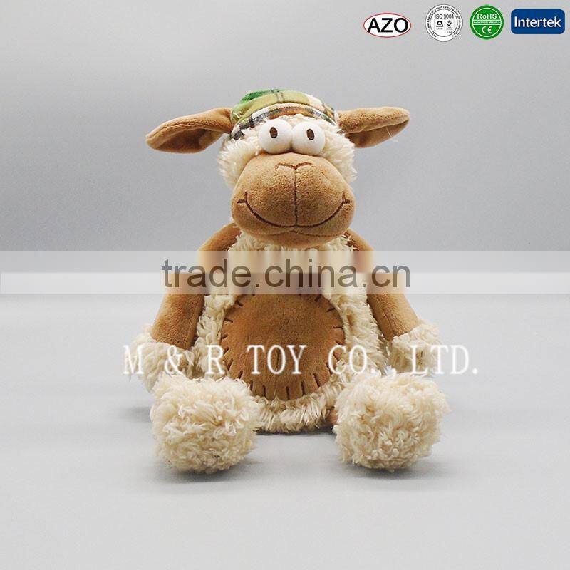 OEM Design White Plush Cat Toys with LOGO