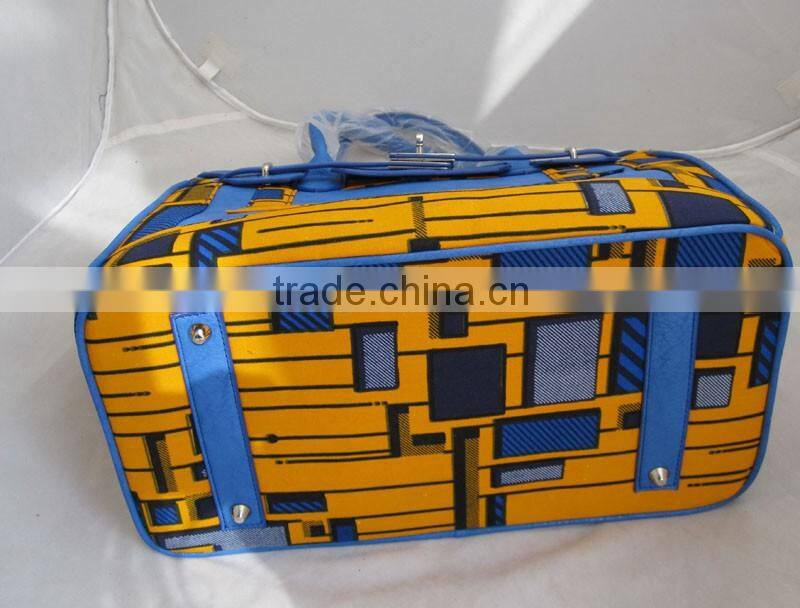 Africa wax fabric lady handbags , designer africa women bags