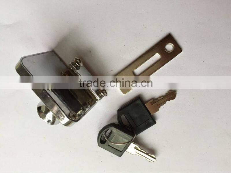 HJ-091 Furniture drawer lock, Cabinet glass door lock, Glass showcase lock