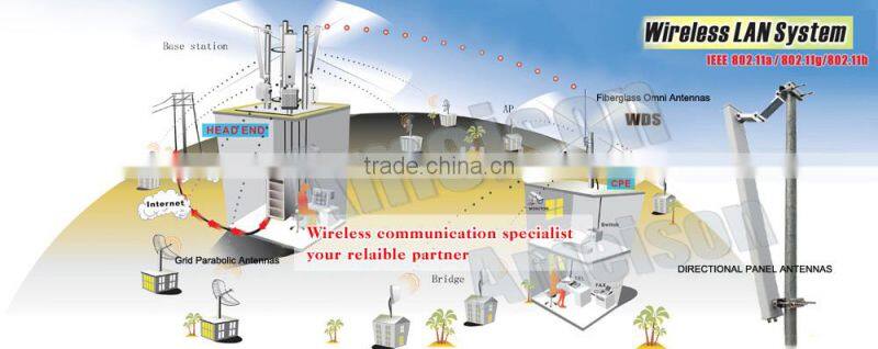 Antenna Manufacturer 806-960/1710-2700MHz 10/10dBi 65 Degree Vertical Polarized Sector Base Station directional panel antenna