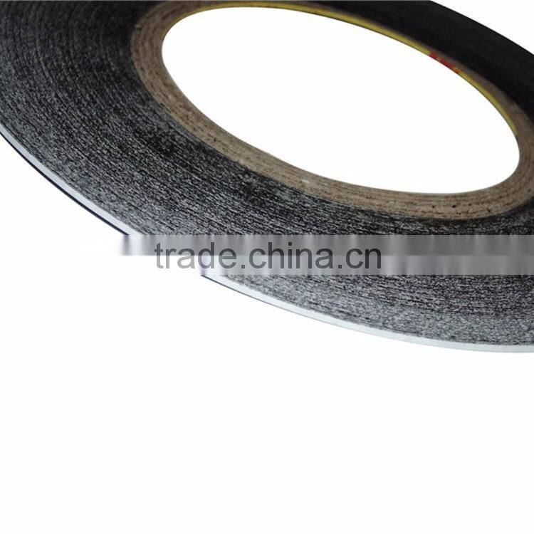 CableTies Super Slim & Thin 1/2/3MM*50M Black Double Sided Adhesive Tape for Mobile Phone Touch Screen/LCD/Display Glass