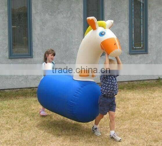 7.5mWx9mLx3mH fun derby inflatable pony hops race track outdoor inflatable race games