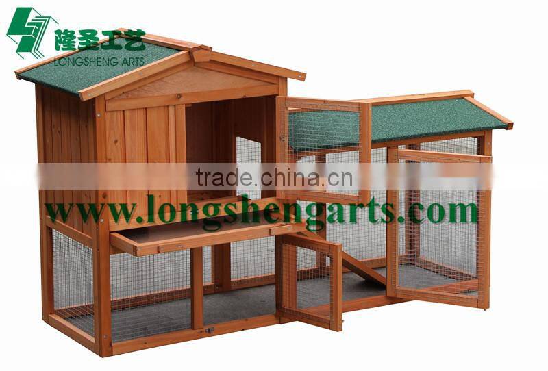 Wooden Rabbit House with running